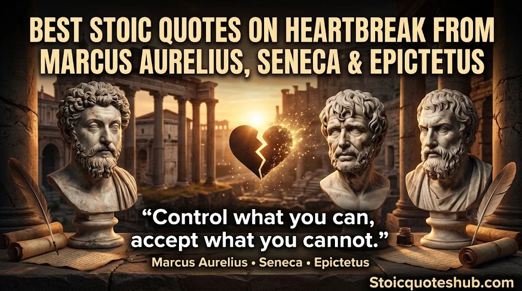 Best Stoic Quotes on Heartbreak From Marcus Aurelius, Seneca & Epictetus