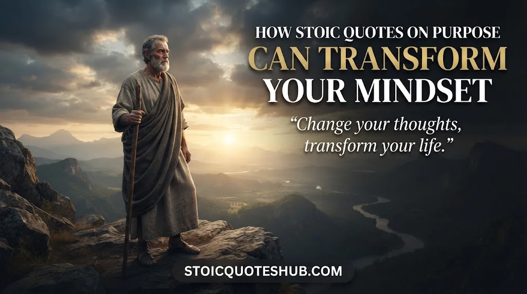How Stoic Quotes on Purpose Can Transform Your Mindset