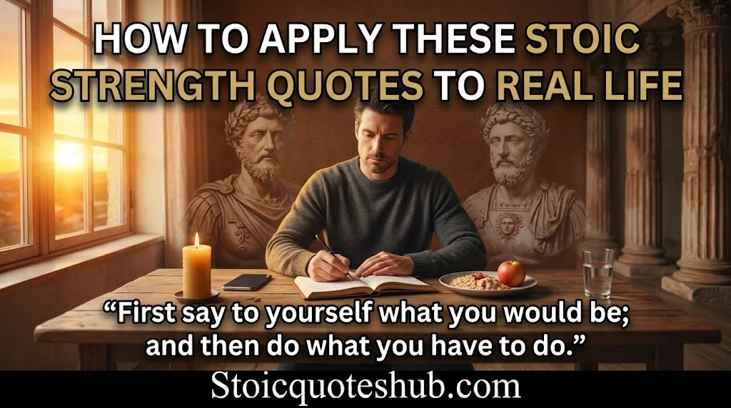 How to Apply These Stoic Strength Quotes to Real Life