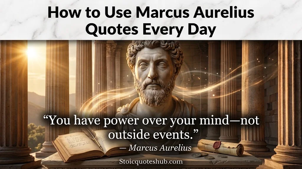 How to Use Marcus Aurelius Quotes Every Day
