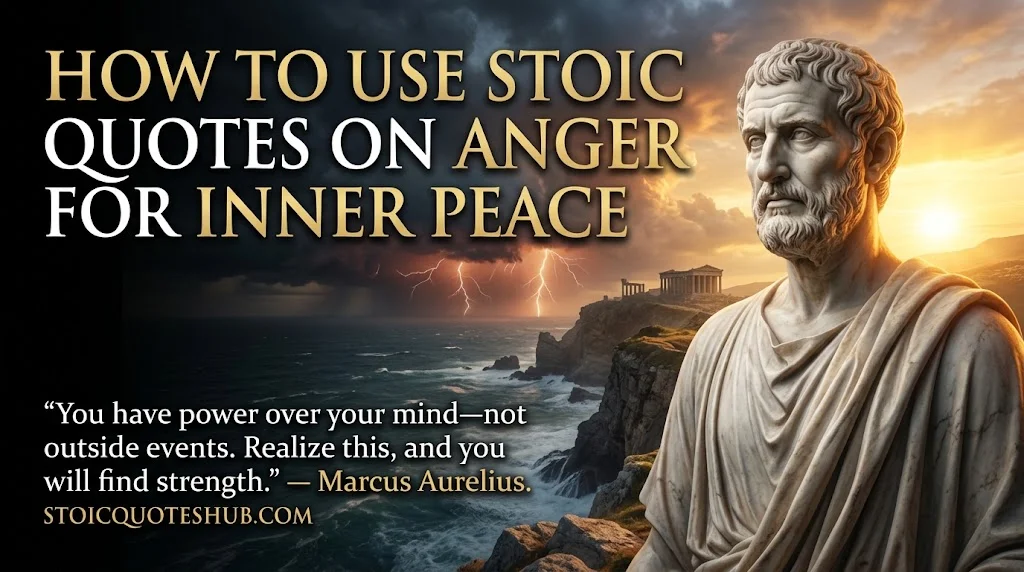 How to Use Stoic Quotes on Anger for Inner Peace