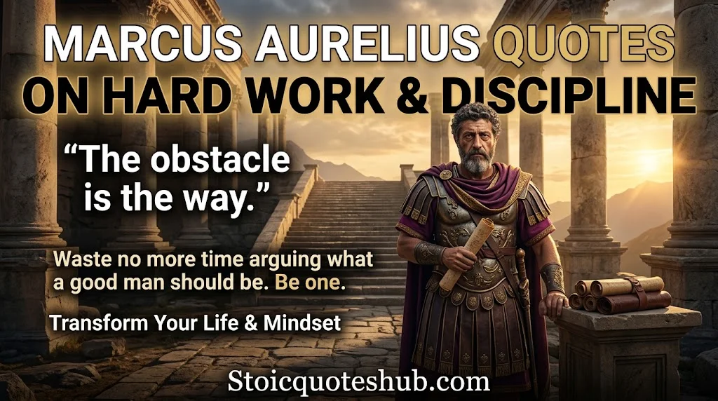 Marcus Aurelius Quotes on Hard Work and Discipline