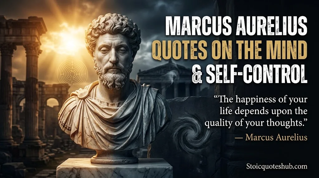 Marcus Aurelius Quotes on the Mind & Self-Control