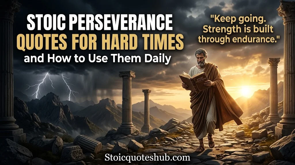 Stoic Perseverance Quotes for Hard Times and How to Use Them Daily