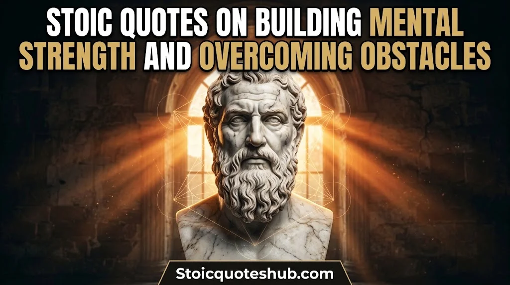 Stoic Quotes on Building Mental Strength and Overcoming Obstacles