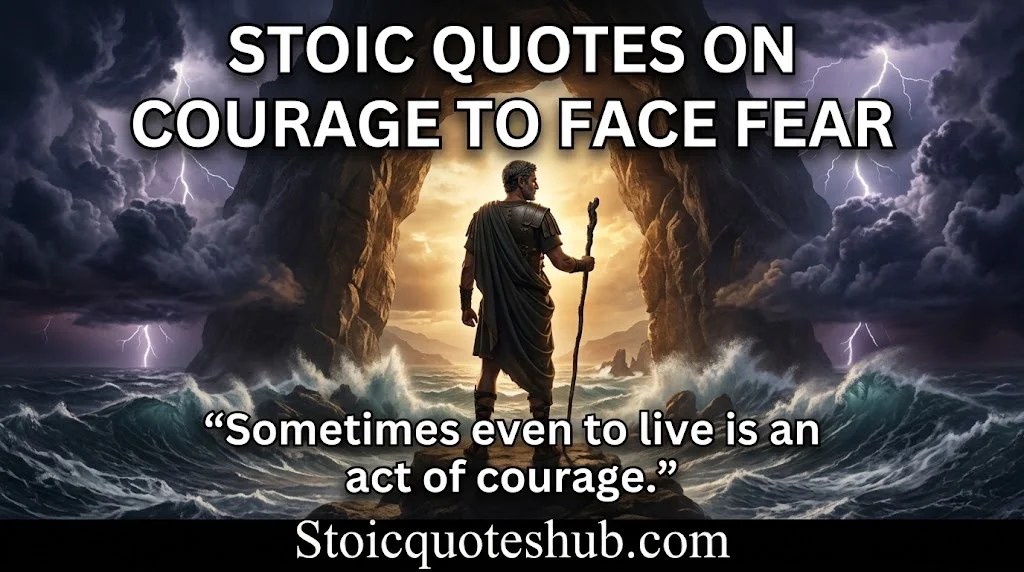 Stoic Quotes on Courage to Face Fear