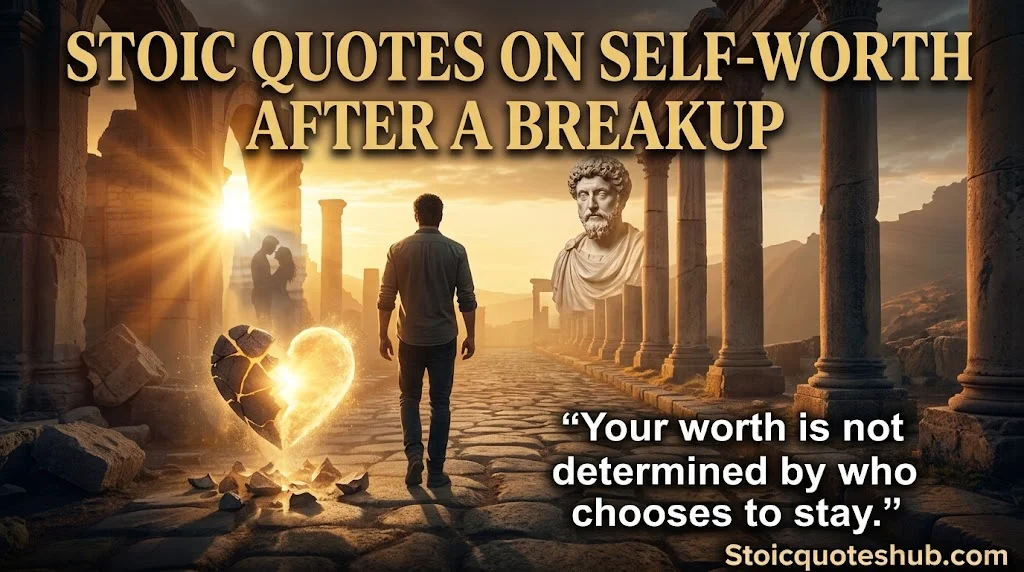 Stoic quotes on self-worth after a breakup