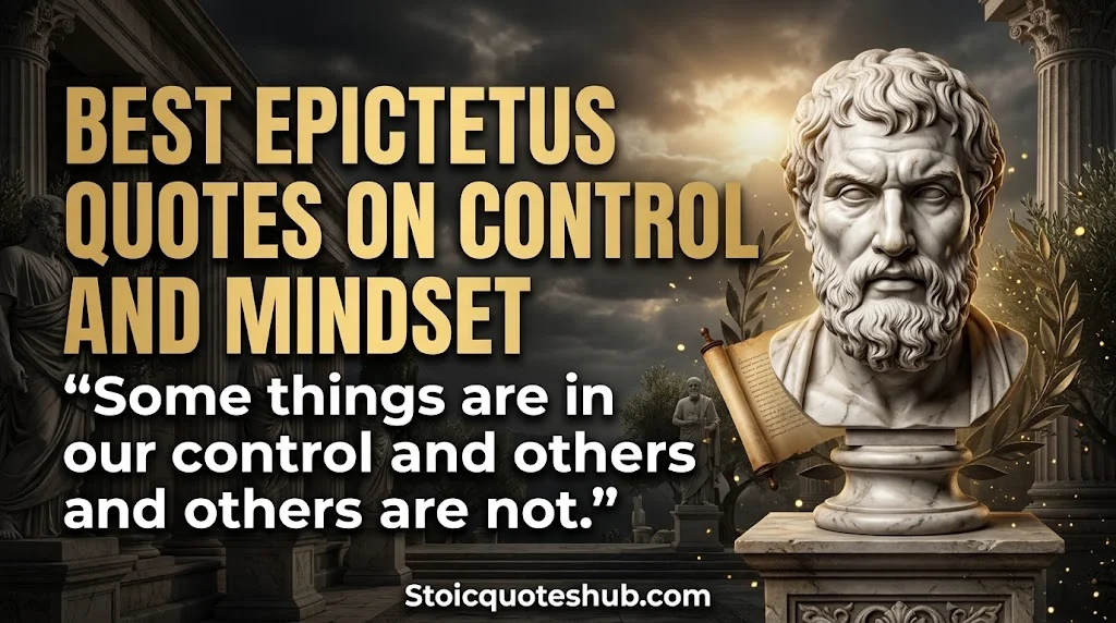 Best Epictetus Quotes on Control and Mindset