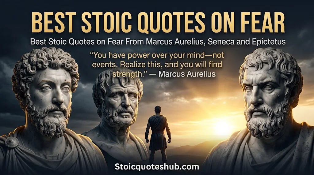 Best Stoic Quotes on Fear From Marcus Aurelius, Seneca and Epictetus