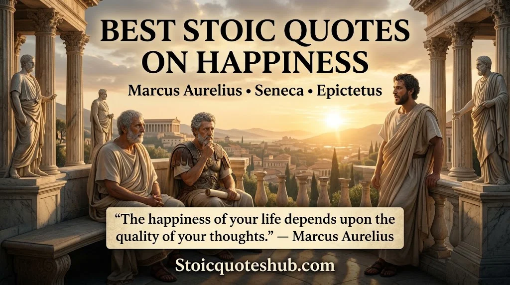 Best Stoic Quotes on Happiness From Marcus Aurelius, Seneca & Epictetus