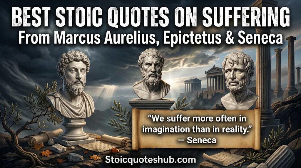 Best Stoic Quotes on Suffering From Marcus Aurelius, Epictetus & Seneca