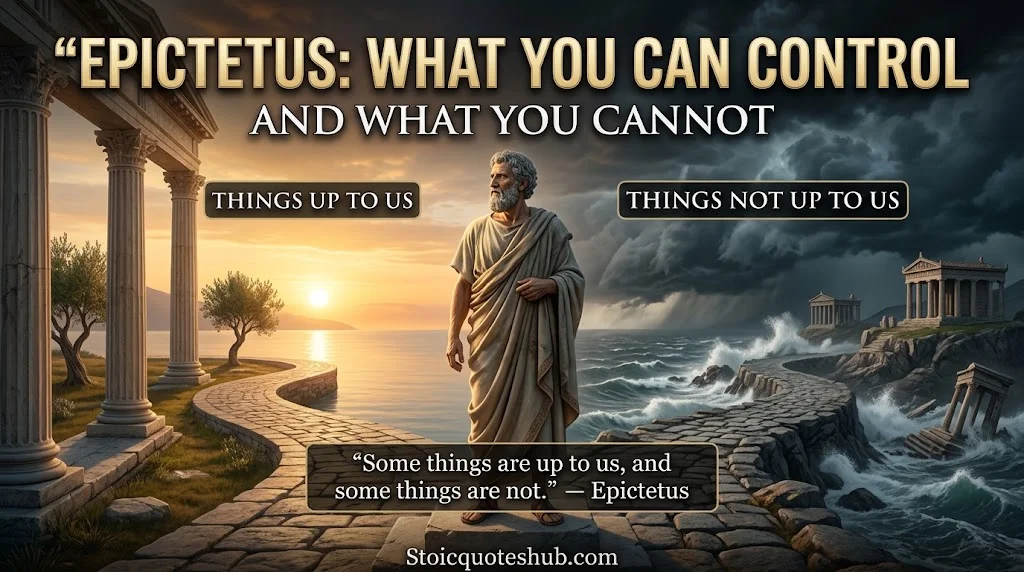 Epictetus on what you can and cannot control