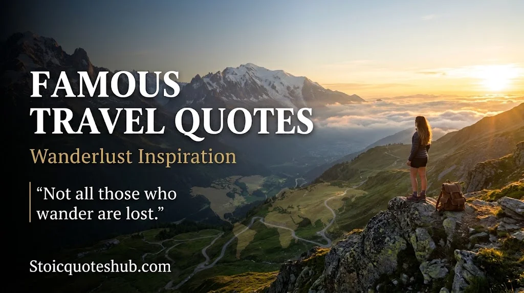 Famous and Inspirational Travel Quotes for Wanderlust