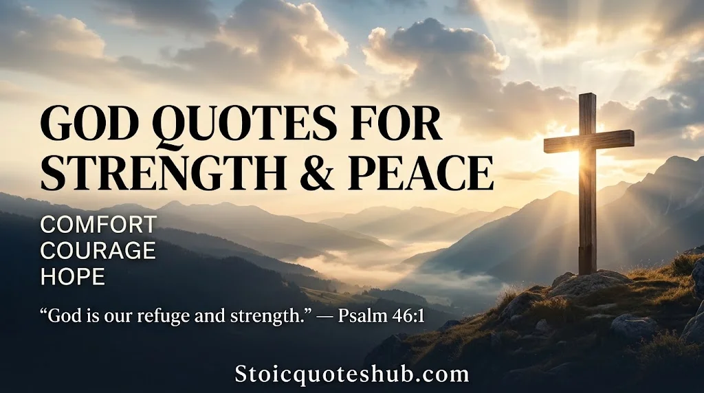 God Quotes for Strength, Comfort and Peace