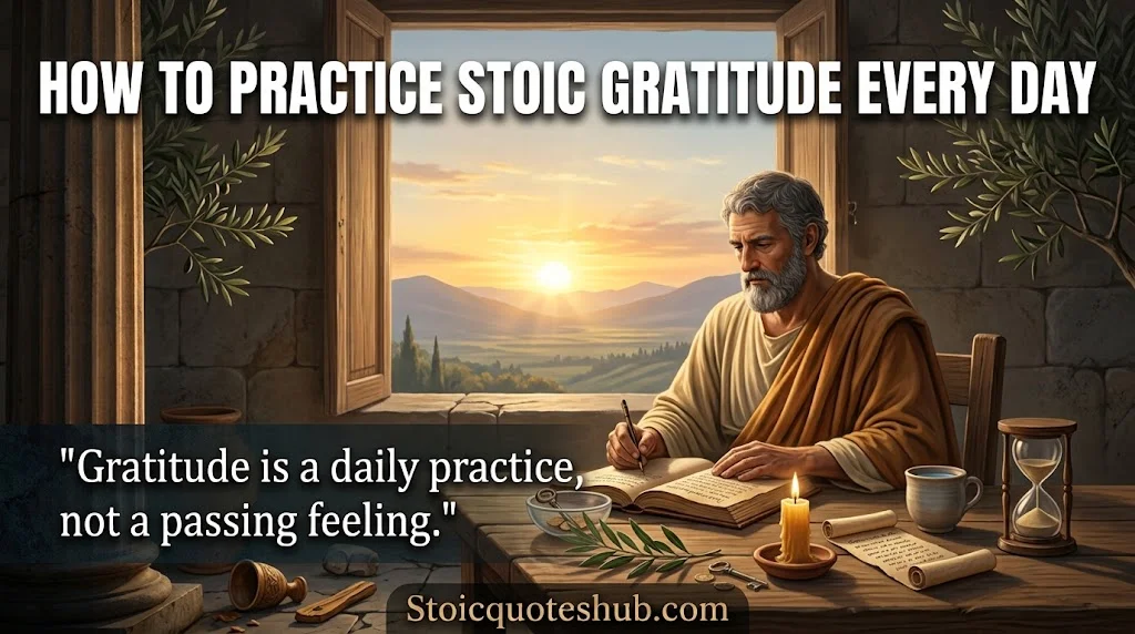 How to Practice Stoic Gratitude Every Day
