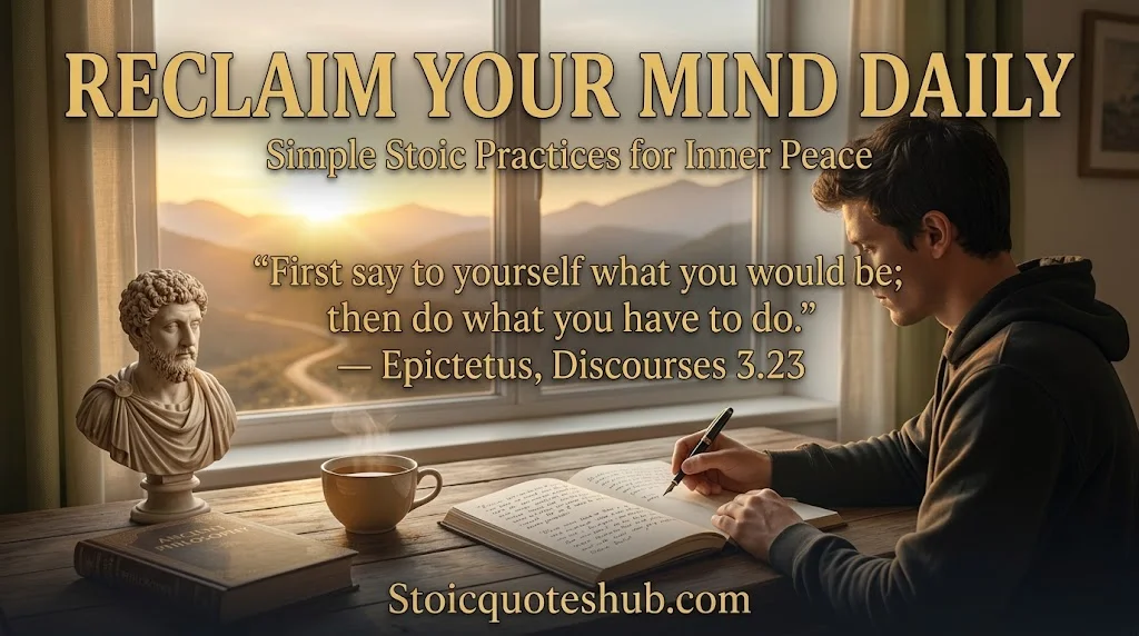 How to Use Stoic Quotes to Overcome Depression Daily