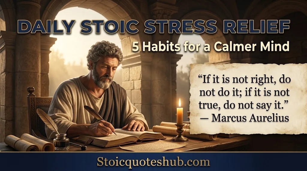 How to Use Stoic Quotes to Reduce Stress and Anxiety Daily