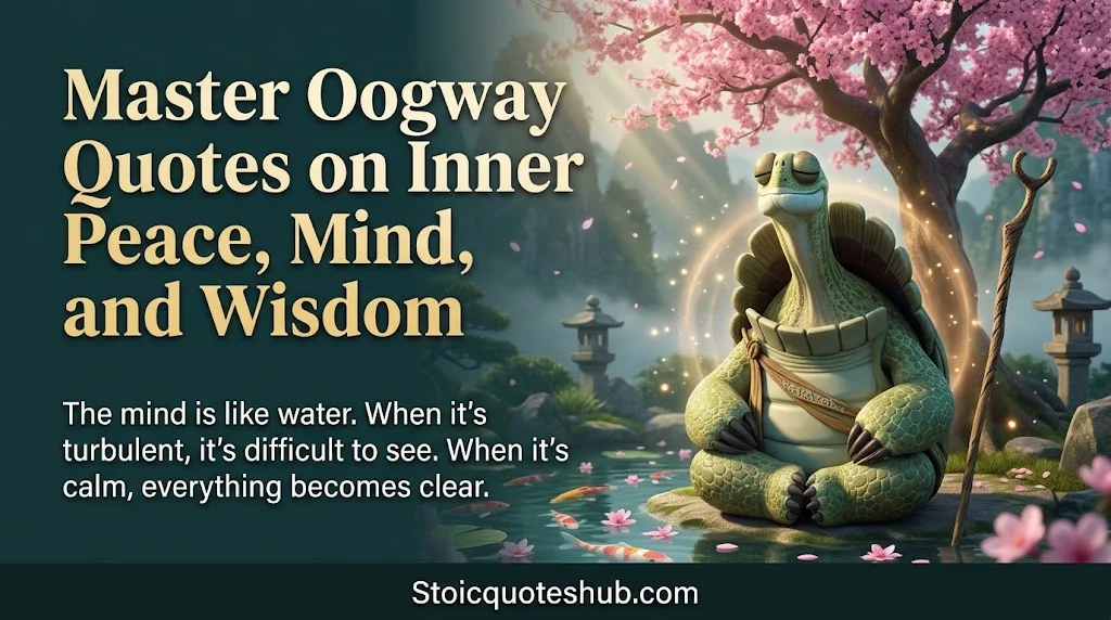 Master Oogway Quotes on Inner Peace, Mind, and Wisdom