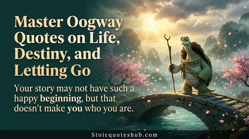 Master Oogway Quotes on Life, Destiny, and Letting Go