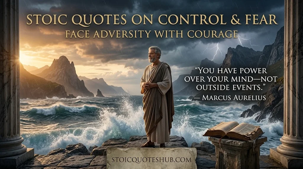 Powerful Stoic Quotes of the Day on Control, Fear & Adversity