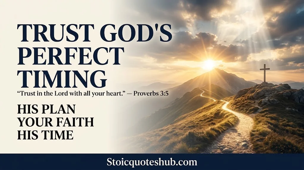 Quotes About Trusting God's Timing and Plan