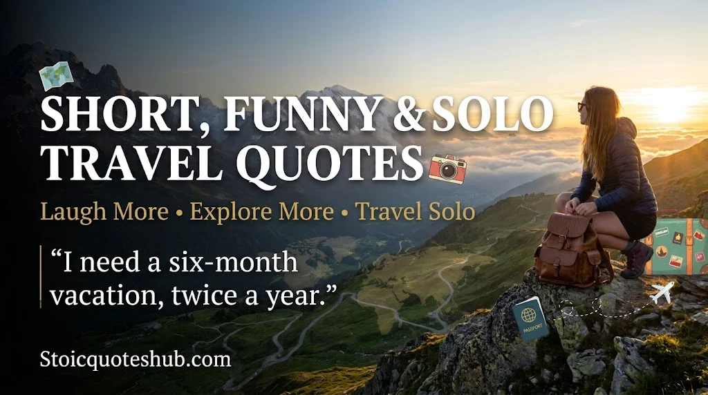 Short, Funny and Solo Travel Quotes for Every Trip