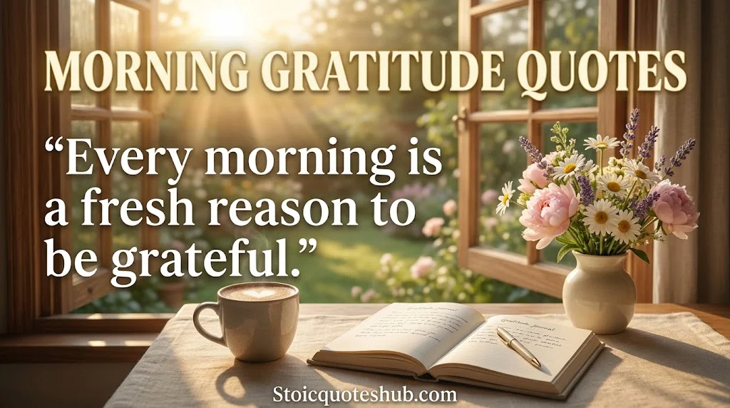 Short Gratitude Quotes for Morning and Everyday Thankfulness