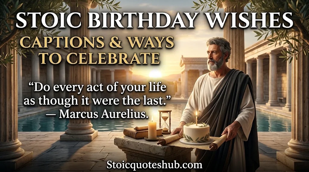 Stoic Birthday Wishes, Captions & Ways to Celebrate