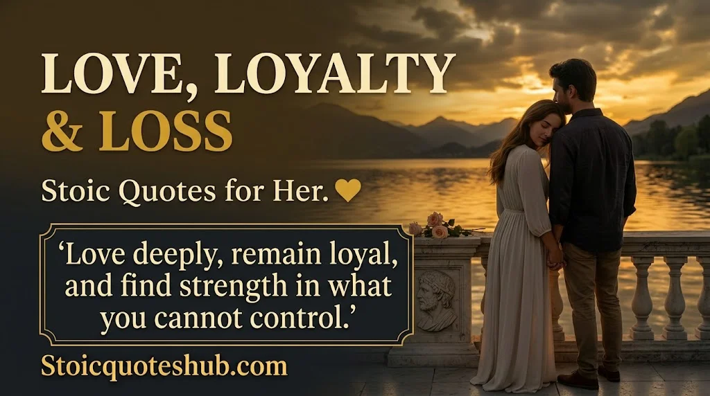 Stoic Quotes About Love, Loyalty and Loss for Her