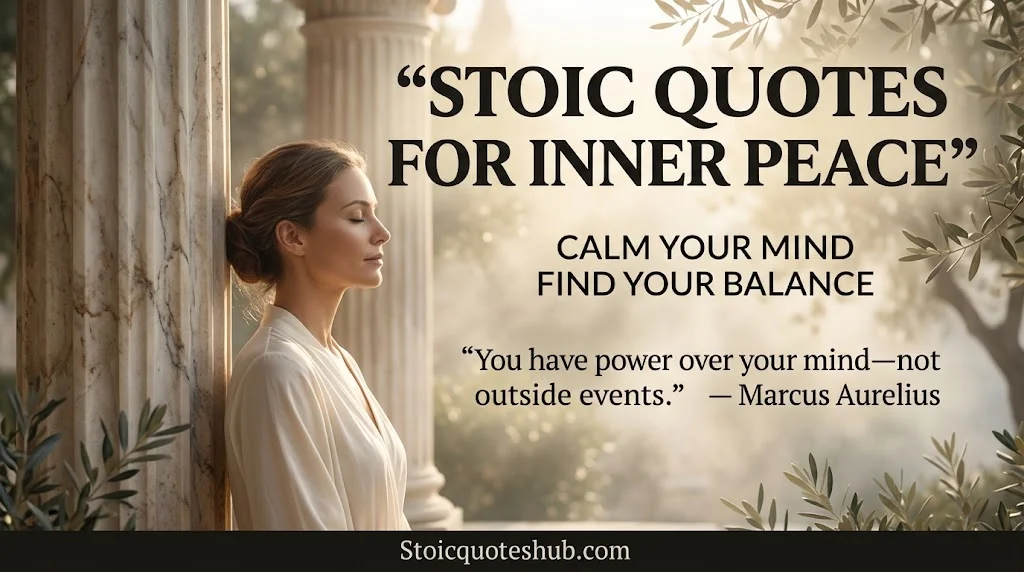 Stoic Quotes for Inner Peace and Calm
