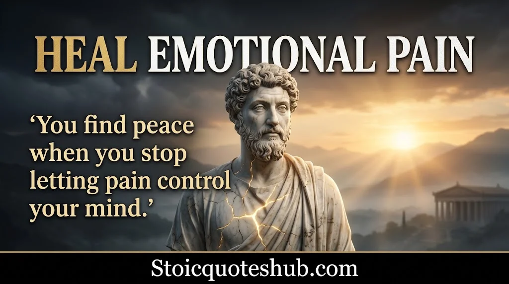 Stoic Quotes on Emotional Pain for Inner Peace