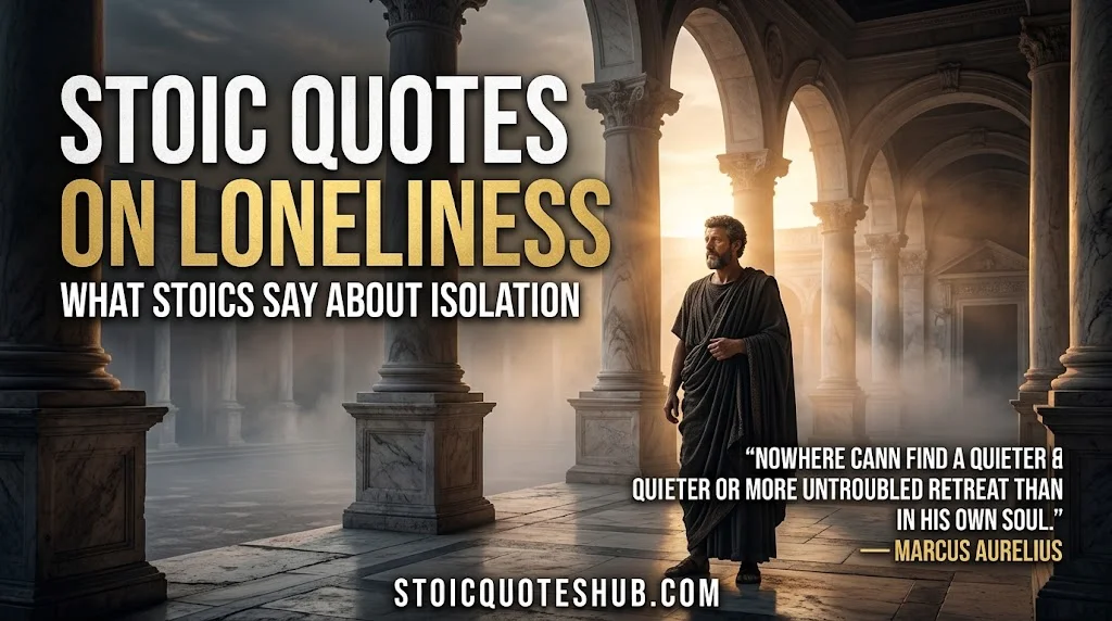Stoic Quotes on Loneliness: What Stoics Say About Isolation