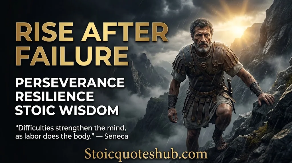 Stoic Quotes on Perseverance, Resilience, and Failure