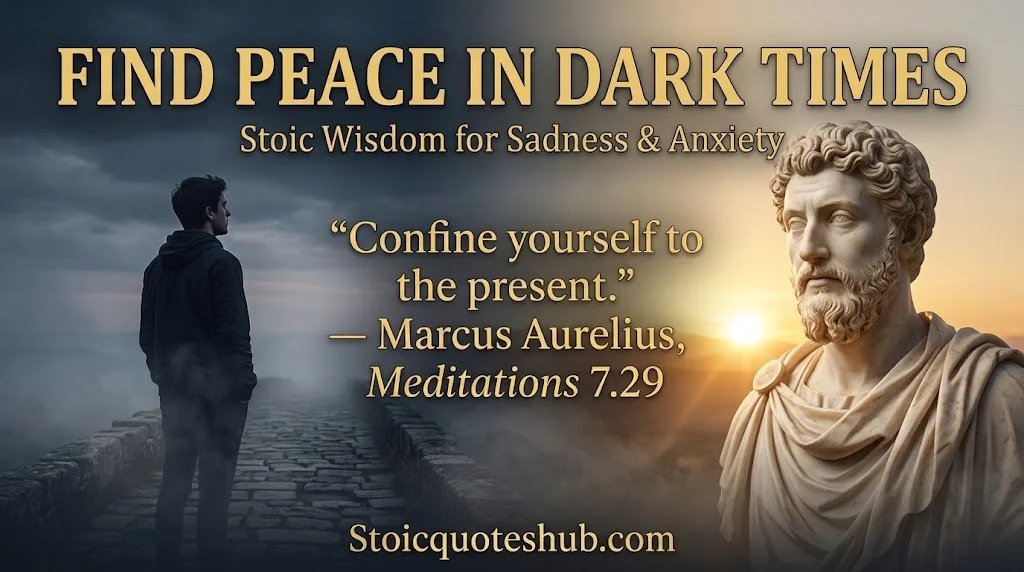 Stoic Quotes on Sadness, Hopelessness, Grief, and Anxiety