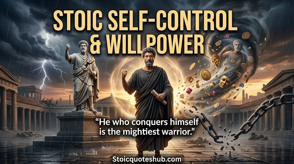 Stoic Quotes on Self-Control and Willpower