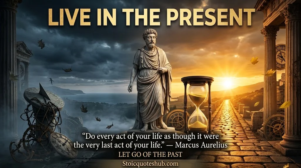 Stoic Quotes on Time to Live in the Present and Let Go of the Past