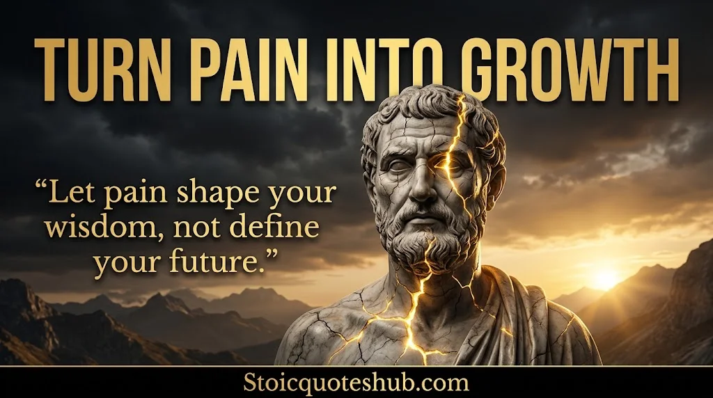 Stoic Quotes on Turning Pain Into Growth