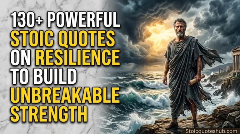130+ Powerful Stoic Quotes on Resilience to Build Unbreakable Strength