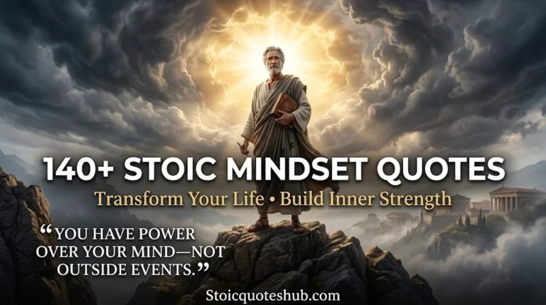 140+ Powerful Stoic Mindset Quotes to Transform Your Life & Build Inner Strength