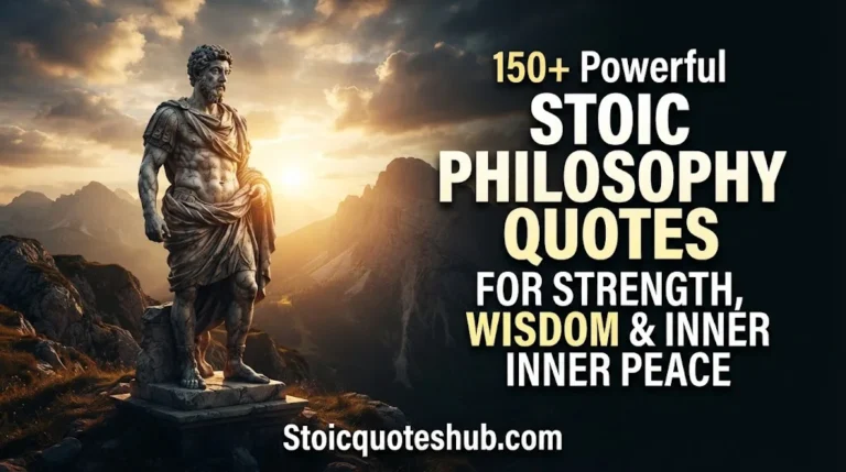 150+ Powerful Stoic Philosophy Quotes for Strength, Wisdom & Inner Peace