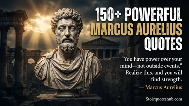 150+ Powerful Marcus Aurelius Stoic Quotes to Transform Your Mind & Life