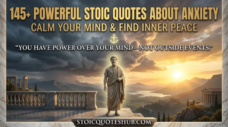 145+ Powerful Stoic Quotes About Anxiety to Calm Your Mind & Find Inner Peace