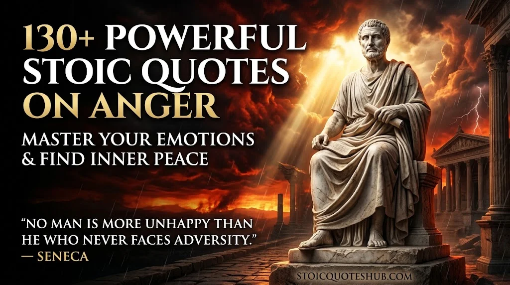 130+ Powerful Stoic Quotes on Anger to Master Your Emotions & Find Inner Peace