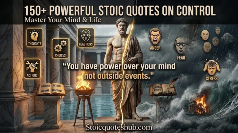 150+ Powerful Stoic Quotes on Control to Master Your Mind & Life
