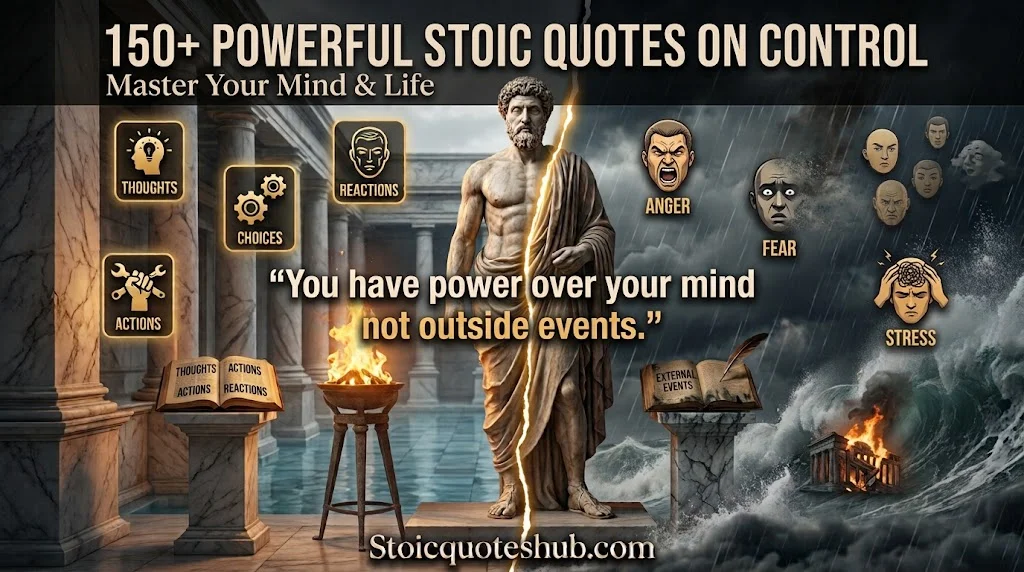 150+ Powerful Stoic Quotes on Control to Master Your Mind & Life