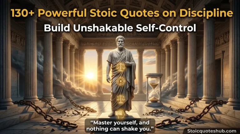 130+ Powerful Stoic Quotes on Discipline to Build Unshakable Self-Control