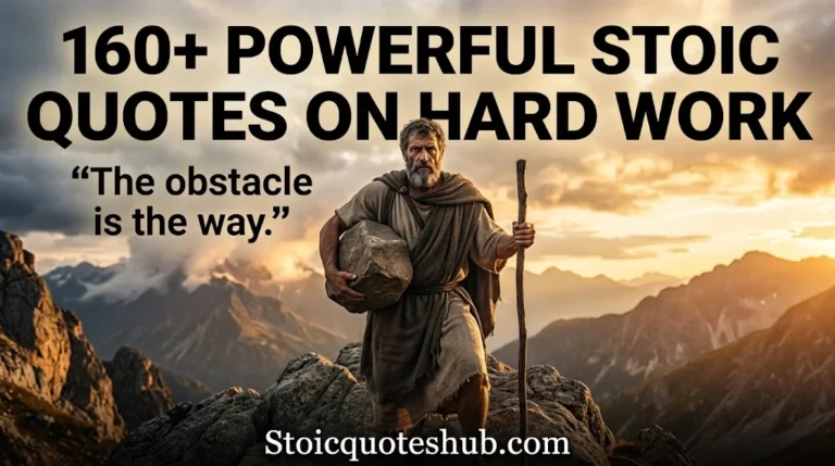 160+ Powerful Stoic Quotes on Hard Work to Transform Your Life & Mindset