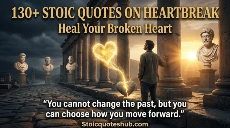 130+ Powerful Stoic Quotes on Heartbreak to Heal Your Broken Heart