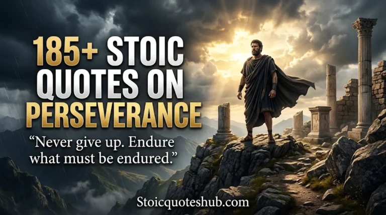 185+ Powerful Stoic Quotes on Perseverance to Build Unshakable Strength & Never Give Up