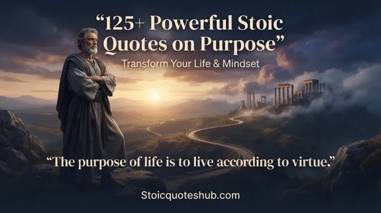 125+ Powerful Stoic Quotes on Purpose to Transform Your Life & Mindset